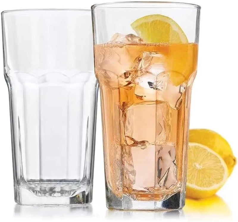 كويزين أرت كوب زجاجي قابل للتكديس من كوزين آرت، 345 مل، شفاف، 6 قطع - Image 3